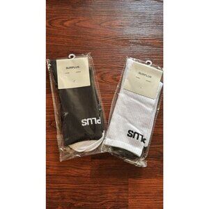 Daniel Patrick  Pack Men's Surplus Socks White & Black One Size New Sealed!